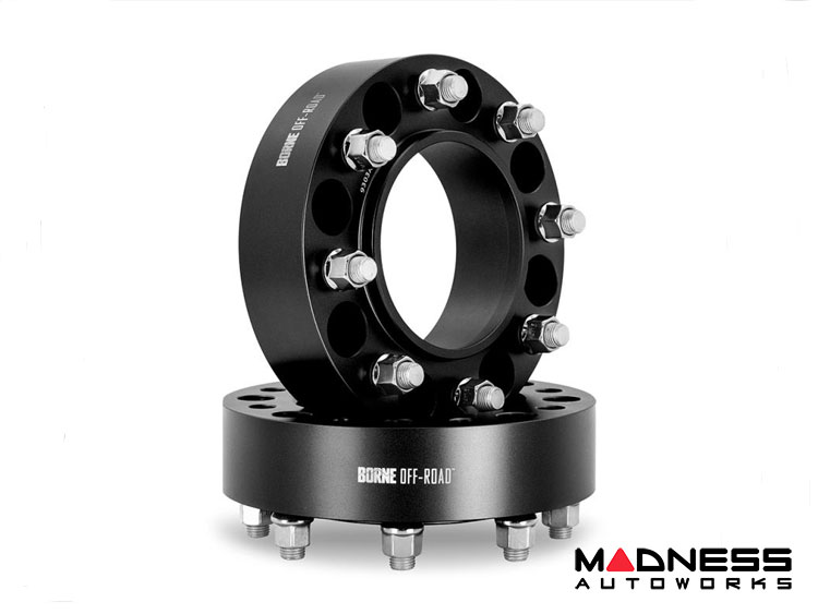 Ford Bronco Wheel Spacers - Borne - 50MM - Set of 2 - Black 